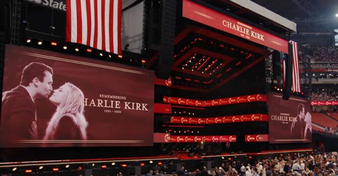 Charlie Kirk Memorial Service image