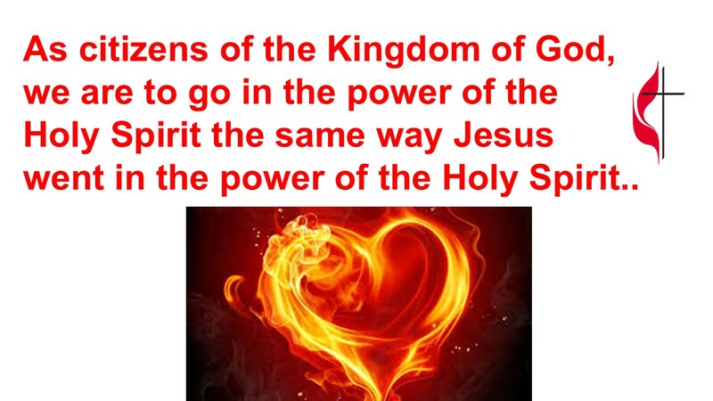 As Citizens of the Kingdom of God, the Holy Spirit empowers us