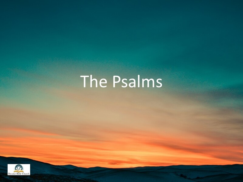 Psalm 12 "Confidence in the Lord's Word"