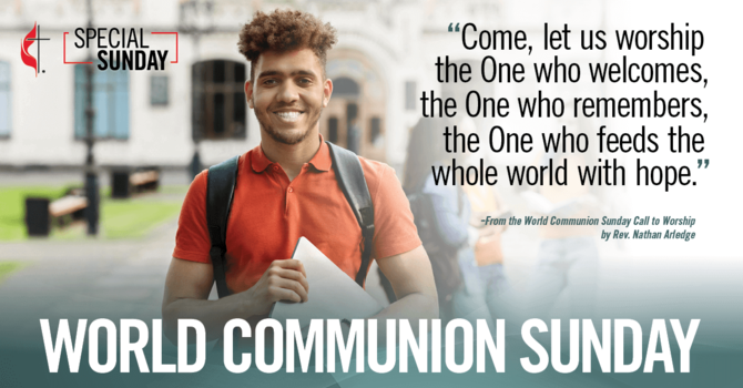 World Communion Sunday: A Table for All - 10/05/2025 image