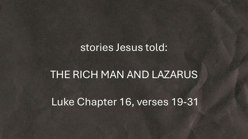 The Rich Man and Lazarus