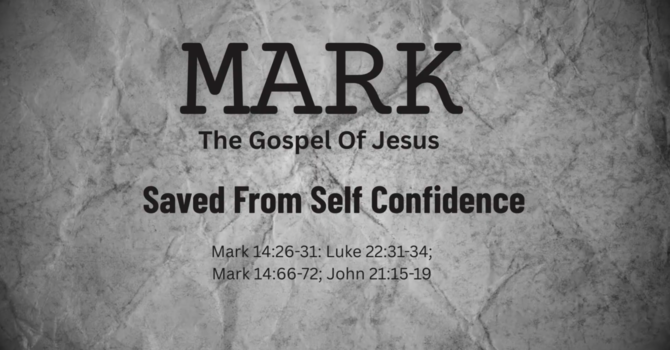 Saved From Self Confidence
