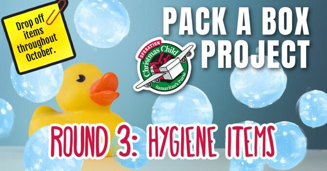 OCC October Project: Hygiene Items