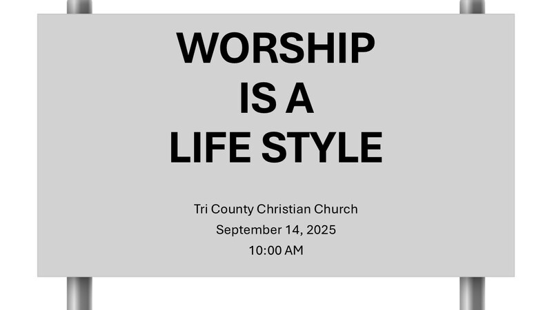 Worship Is A Lifestyle