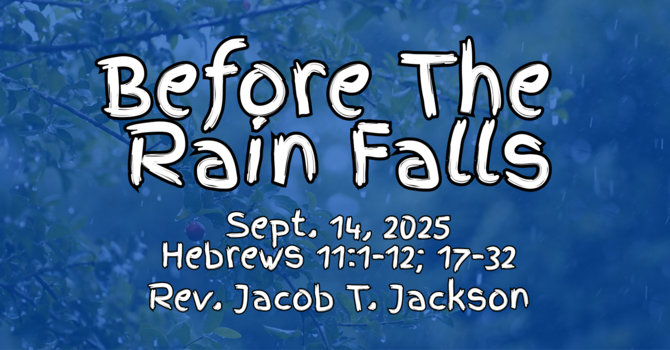 Before The Rain Falls