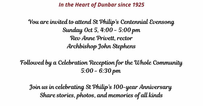 Centennial Evensong 