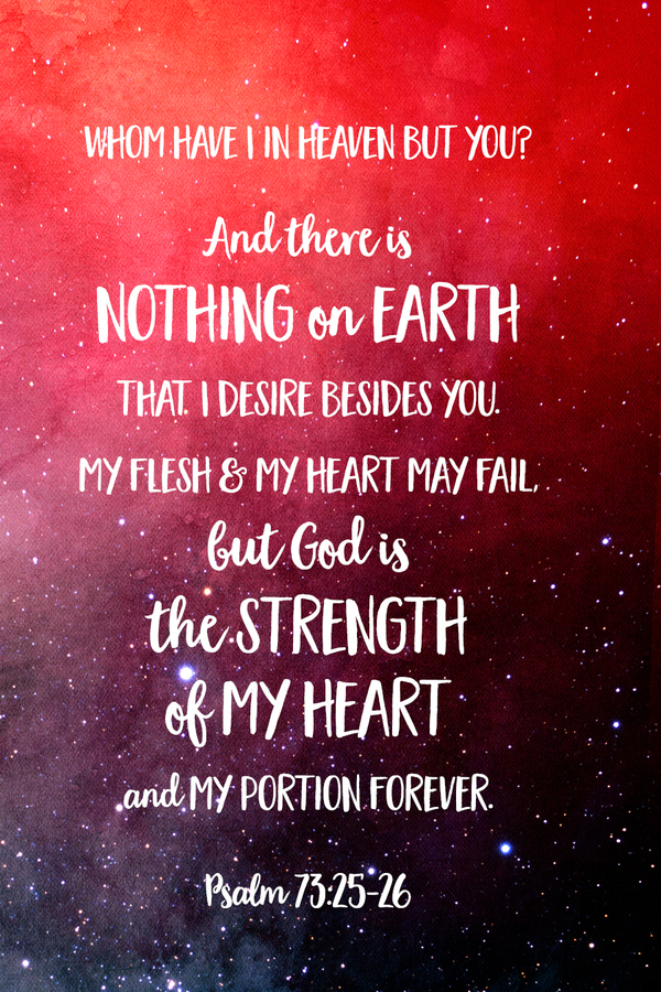 Fighter Verse | Psalm 73:25-26