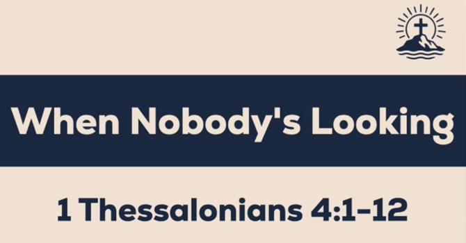 When Nobody's Looking