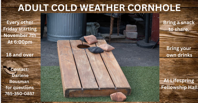 Adult Cold Weather Cornhole