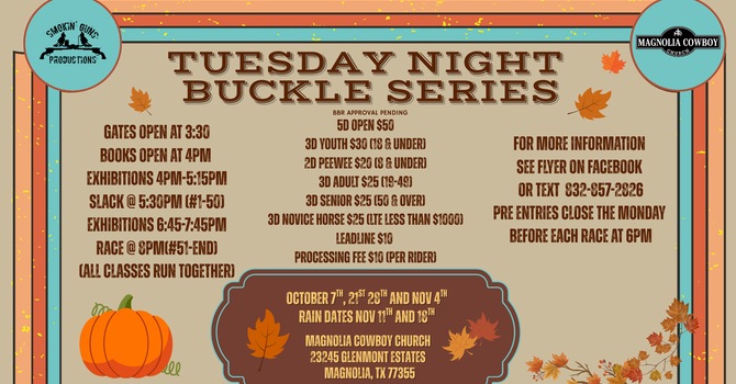 Tuesday Night Buckle Series