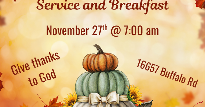 Thanksgiving Day Service & Breakfast