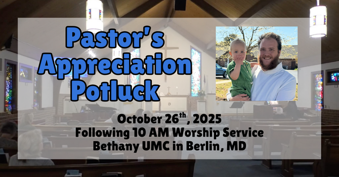 Pastor's Appreciation Potluck