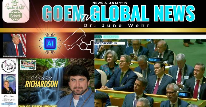 White House, Dewey, Melania & UN Working Together, Trump's AI Global ID Pandemic & More image