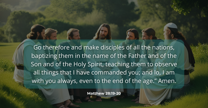 Matthew 28:19-20 image