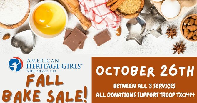 Fall Bake Sale
