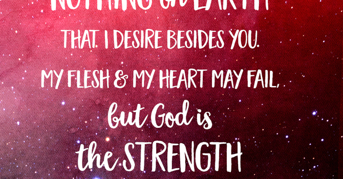 Fighter Verse | Psalm 73:25-26 image