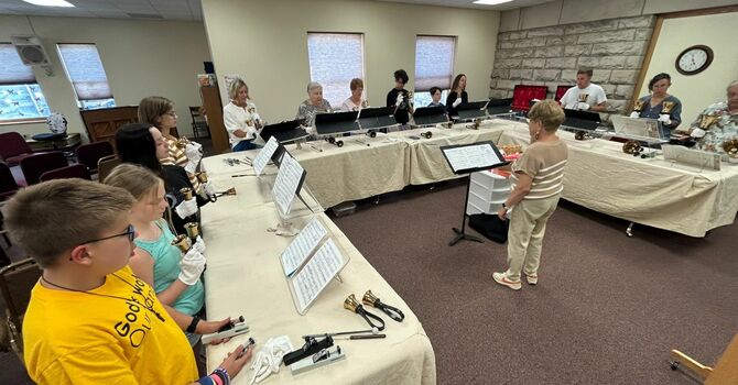 Bell Choir Rehearsal