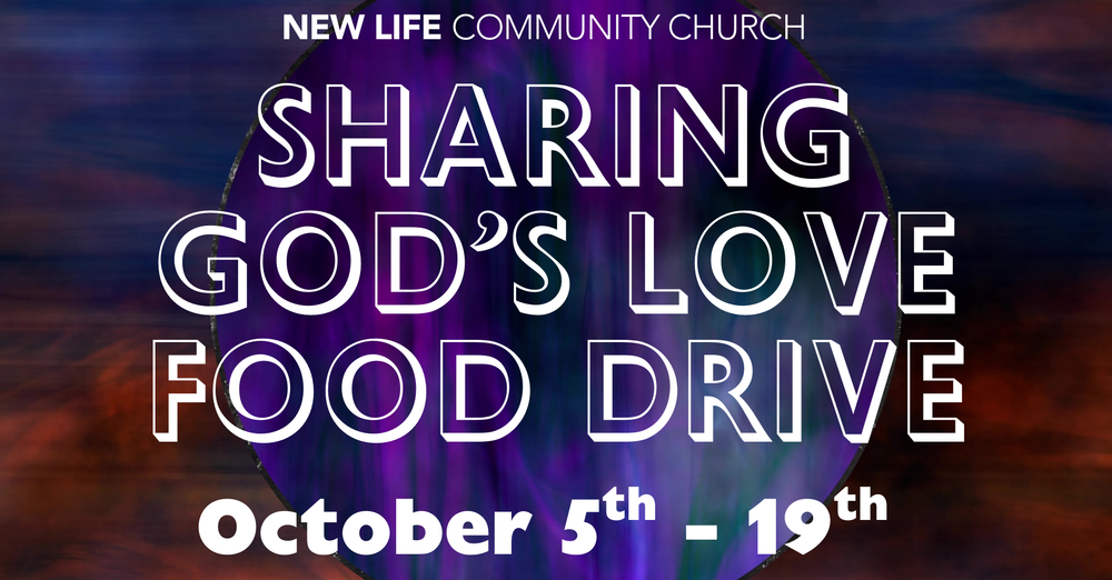 Sharing God's Love Food Drive
