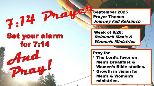 Prayer Focus