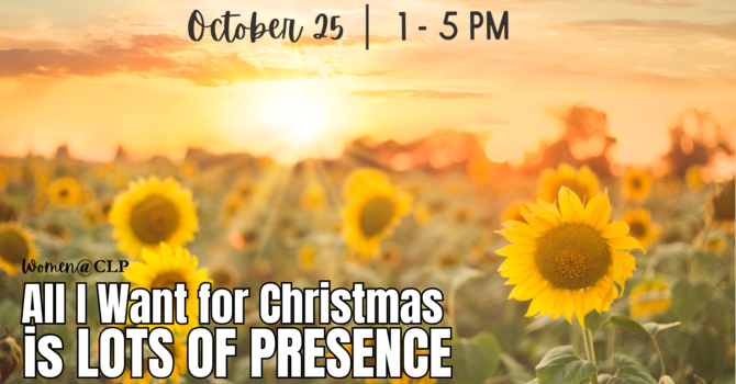 All I Want for Christmas is LOTS of Presence!