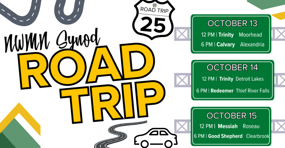 Rescheduled NW MN Synod Road Trip