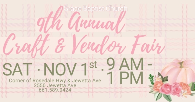 9TH Annual Craft & Vendor Fair