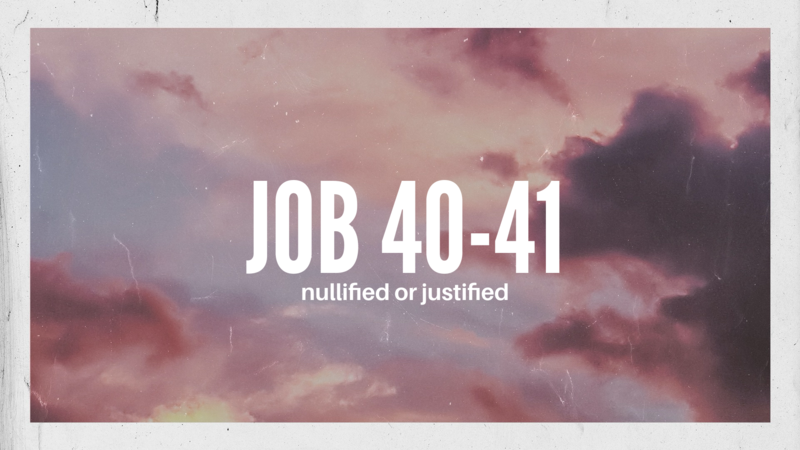 Job 40-41