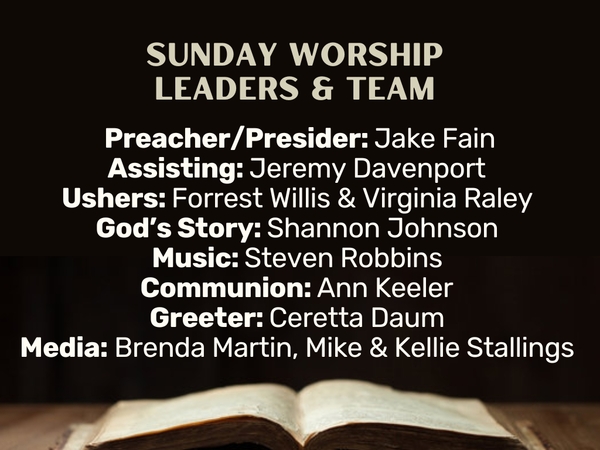 Leading us in Worship