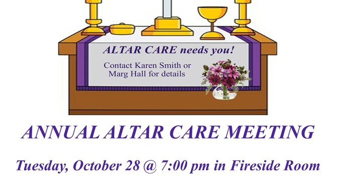 Annual Altar Care Meeting