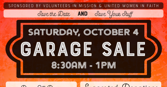 Fall Missions Garage Sale