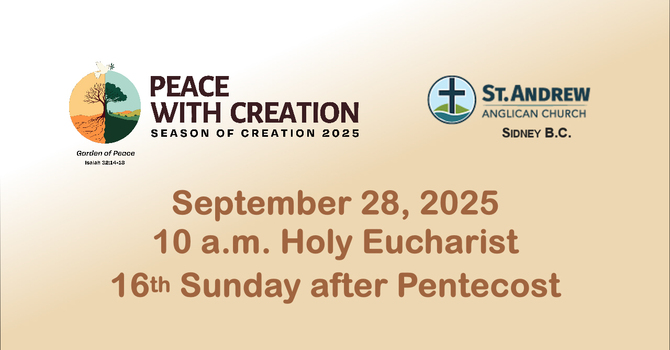 September 28, 2025   10 AM  Holy Eucharist image