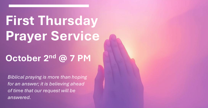 First Thursday Prayer Service