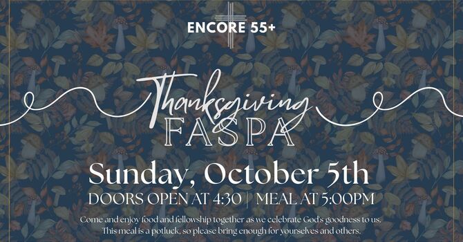 Thanksgiving Faspa