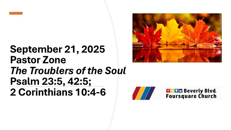 The Troublers of the Soul