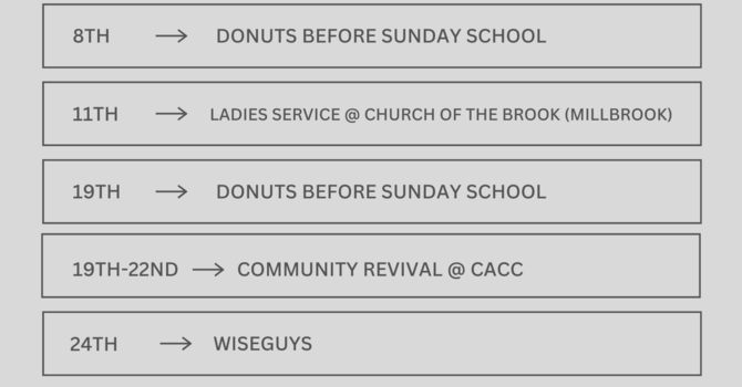 October Events
