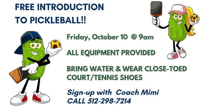 Introduction to Pickleball Class - FREE