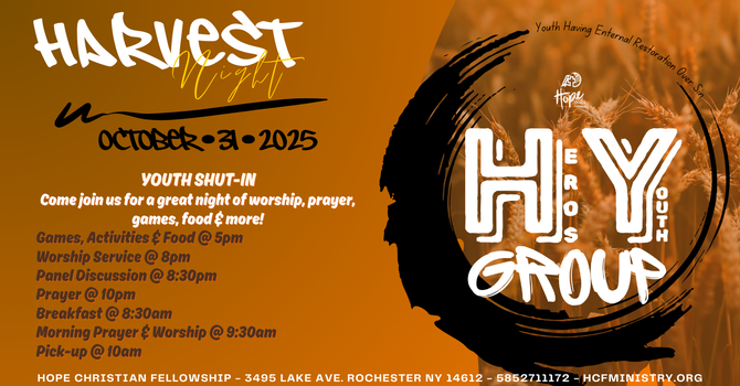 HEROs Youth Harvest Night Shut In