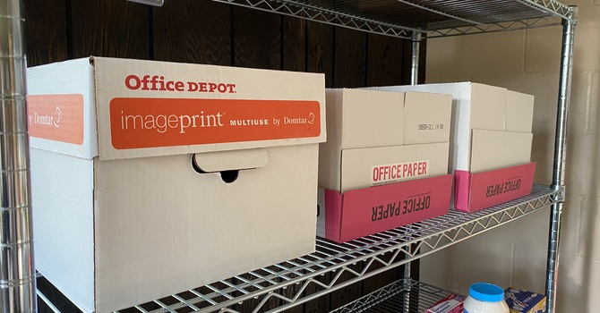 NEEDED:  COPY PAPER BOXES WITH LIDS