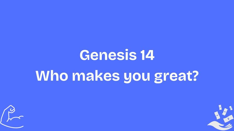 Who makes you great?
