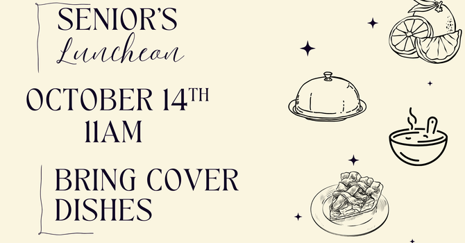 Sparkling Seniors Covered Dish Luncheon