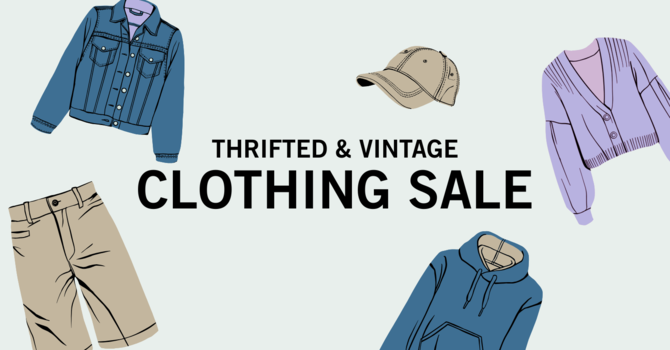 Thrifted and Vintage Clothing Sale