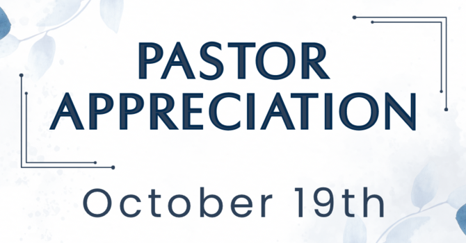 Pastor Appreciation Sunday