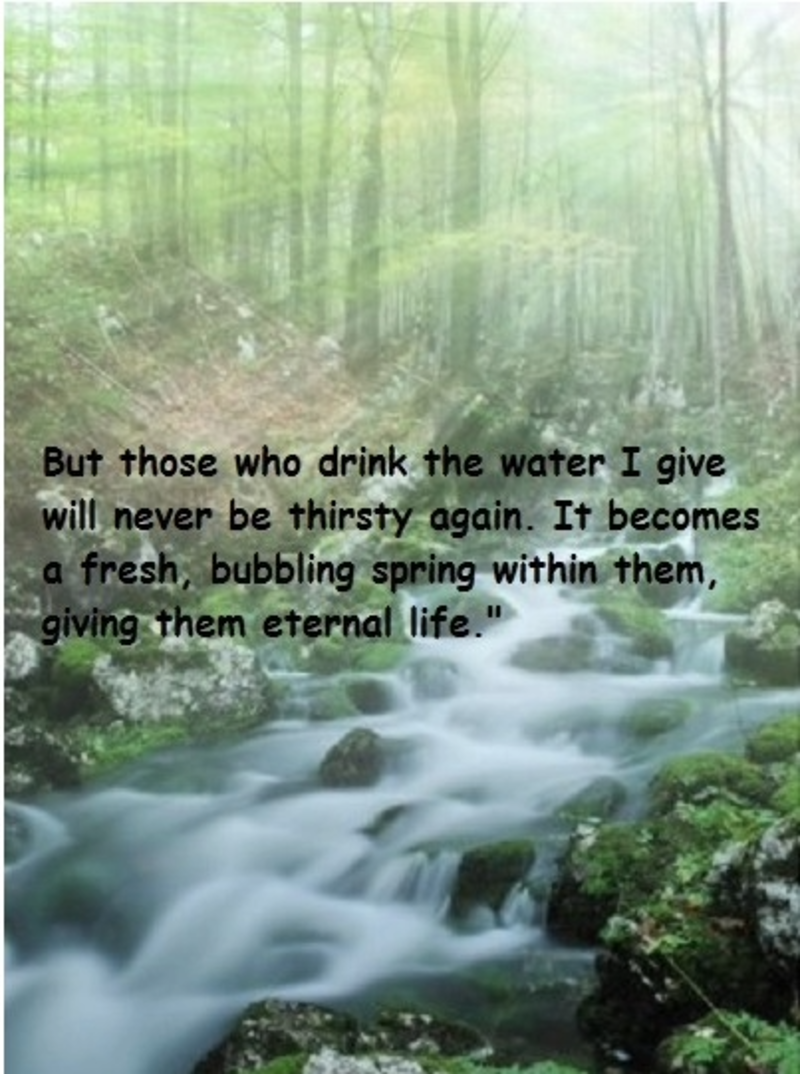 Walk in Living Water
