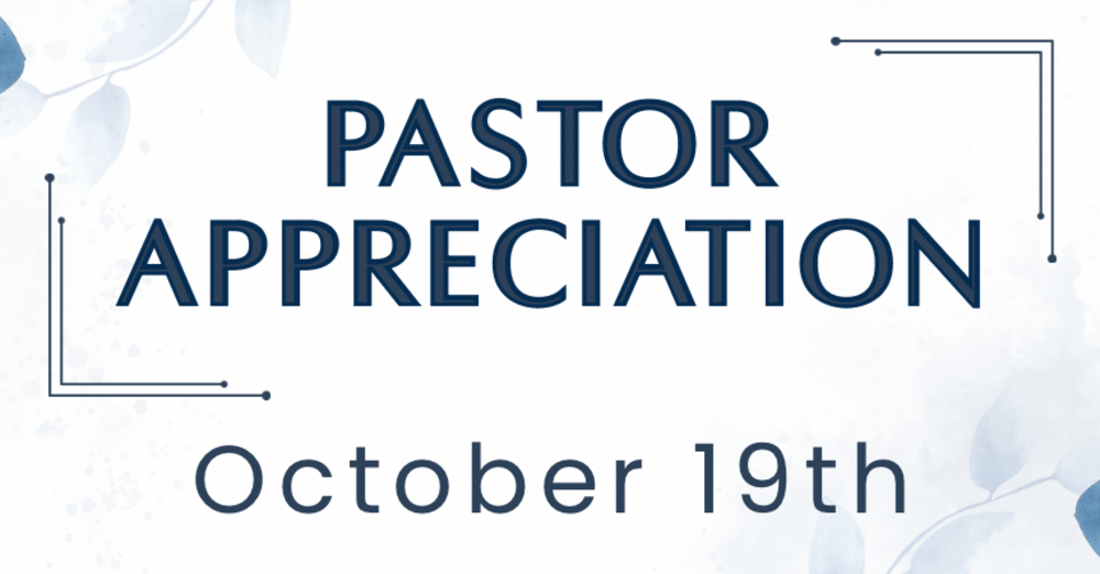 Pastor Appreciation Sunday