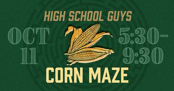 High School Guys Corn Maze