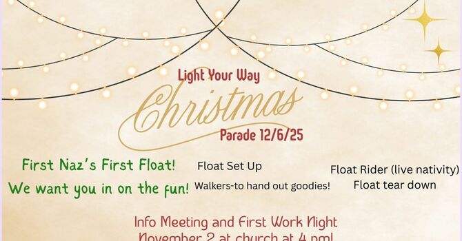 Light Your Way Christmas Parade Float