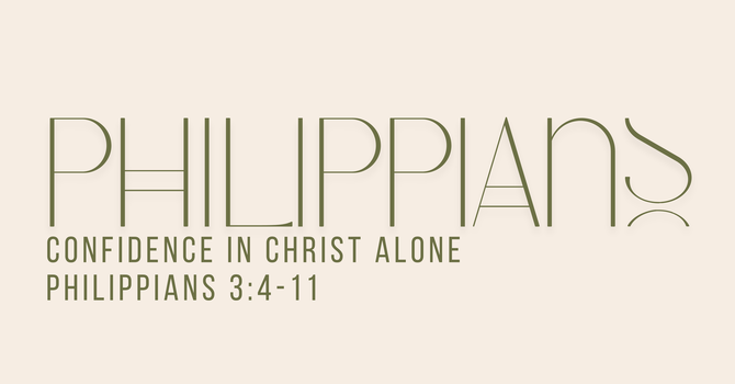 Confidence in Christ Alone
