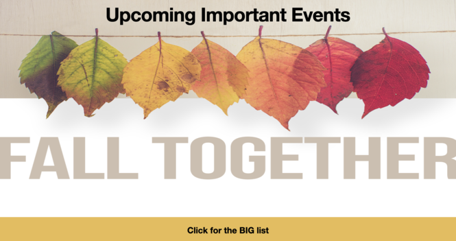 Upcoming events