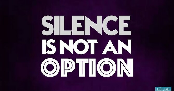 "Silence Is No Longer An Option" A.M. Service