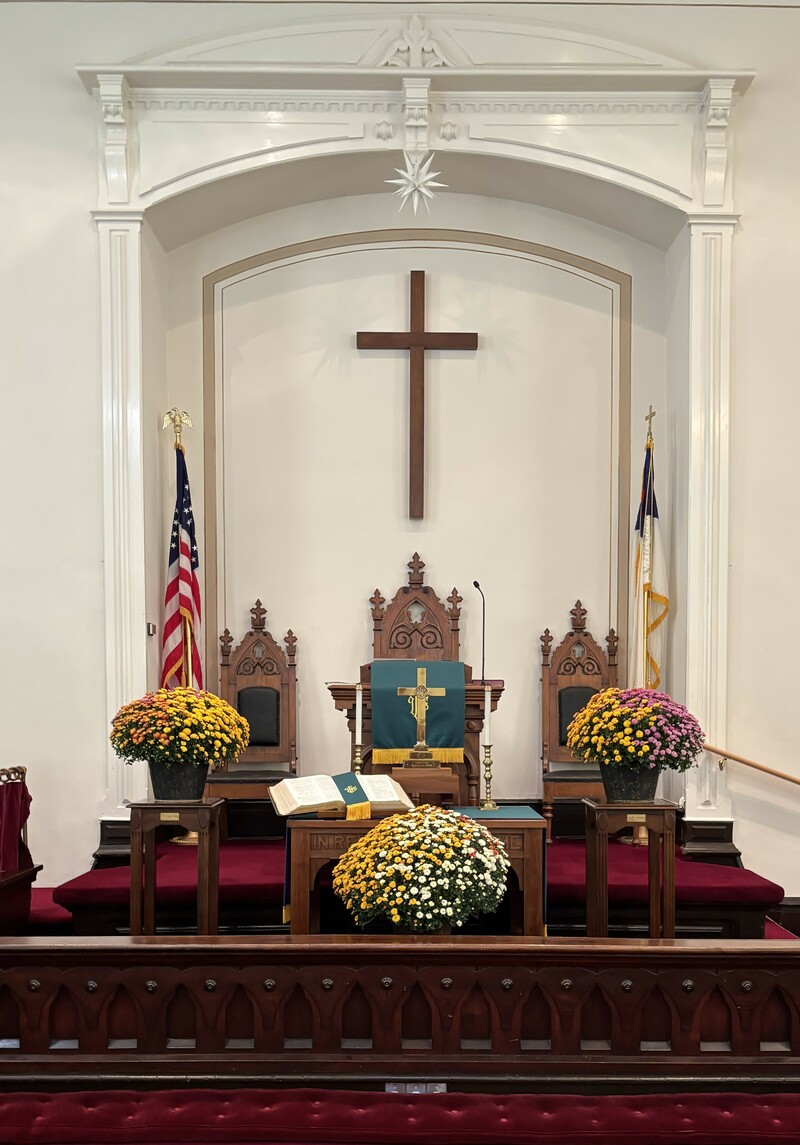 Services at the Franklin UMC on September 28, 2025